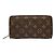 Cartera Zippy Monogram Louis Vuitton Castaño