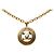 Collana a catena rotonda Chanel Coco Mark D'oro