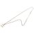 Collar con colgante Chanel Coco Mark Plata Blanco - vista 4
