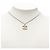 Collar con colgante Chanel Coco Mark Plata Blanco - vista 5