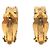 Chanel Coco Mark Vintage Creolen 93P vergoldet Golden - Ansicht 2