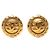 Orecchini a clip rotondi Chanel Coco Mark D'oro
