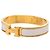 Hermès Hermes Click H PM Charm Armband Weiß Golden - Ansicht 2