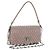 Clutch Miu Miu em couro Matelassé com cristais Medium Rosa