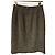 Autre Marque Falda de tweed Metradamo de lana Castaño Verde oscuro