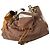 Louis Vuitton Monogram Suede Drawstring Bag Brown