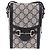 Gucci Horsebit 1955 GG Coated Canvas with Leather Mini Azul marino