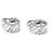 Boucles d'oreilles Chopard Chopardissimo Or Blanc Diamants