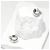 Boucles d'oreilles Chopard Chopardissimo Or Blanc Diamants - vue 3