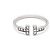 Tiffany & Co. T Wire Ring aus 18K Weißgold mit Diamanten, Gr. 56