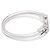 Tiffany & Co. T Wire Ring aus 18K Weißgold mit Diamanten, Gr. 56 - Ansicht 4