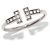 Tiffany & Co. T Wire Ring aus 18K Weißgold mit Diamanten, Gr. 56 - Ansicht 5
