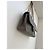 Chanel Classic Double Flap Tasche aus grauem Leder - Ansicht 2