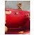 Chanel Borsa a Tracolla in Pelle Matelassé Rossa Rosso - vista 13