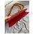 Chanel Borsa a Tracolla in Pelle Matelassé Rossa Rosso - vista 16