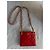 Chanel Borsa a Tracolla in Pelle Matelassé Rossa Rosso - vista 3