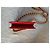 Chanel Borsa a Tracolla in Pelle Matelassé Rossa Rosso - vista 4