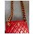 Chanel Borsa a Tracolla in Pelle Matelassé Rossa Rosso - vista 8