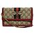 Gucci Queen Margaret Bee Schultertasche Rot Beige