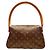 Bolso de hombro Louis Vuitton Mini Looping Castaño - vista 2
