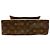 Bolso de hombro Louis Vuitton Mini Looping Castaño - vista 3