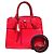 Borsa a mano in pelle Louis Vuitton City Steamer PM Rosso