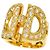 Diamond Céline Anillo banda Celine en oro amarillo 18K con diamante - vista 6