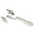 Pendientes Chanel Comet Diamond en oro blanco 18K - vista 5