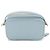 Prada Saffiano Triangle Mini Handbag Pouch Light blue - view 3