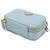 Prada Saffiano Triangle Mini Handbag Pouch Light blue - view 5