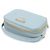Prada Saffiano Triangle Mini Handbag Pouch Light blue - view 6