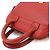 Borsa a mano e a tracolla 2-way in pelle rossa Salvatore Ferragamo Rosso - vista 5