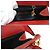 Borsa a mano e a tracolla 2-way in pelle rossa Salvatore Ferragamo Rosso - vista 7