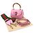 Mini mala de mão Gucci Bamboo Rosa - vista 2