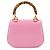 Mini mala de mão Gucci Bamboo Rosa - vista 3