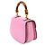 Mini mala de mão Gucci Bamboo Rosa - vista 4