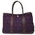 Hermès Borsa a mano Hermes Garden Party TPM Tote Bordò Blu navy - vista 3