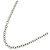 Bulgari Collana a catena Bvlgari in oro bianco 18K - vista 2
