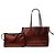 MCM Visetos Logogram Reversible Shoulder Bag Tote Black Red Multiple colors - view 7
