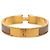 Brazalete Hermès Click H PM Dorado Gris - vista 3