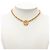 Collier chaîne Chanel Coco Mark Doré - vue 7