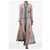 Zimmermann Abito Maxi Indra in Seta Stampata Rosa Blu D'oro Verde - vista 10