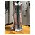 Zimmermann Abito Maxi Indra in Seta Stampata Rosa Blu D'oro Verde - vista 5