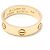 Anello Cartier Love Oro Giallo 18K Mis. 63 D'oro