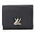Louis Vuitton Epi Portefeuille Twist Compact XS Tri-fold Wallet Nero