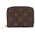 Louis Vuitton Monogram Zippy Coin Purse Brown