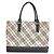 Burberry Nova Check Canvas x Leather Handtasche Beige - Ansicht 2