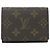 Tarjetero Louis Vuitton Castaño Monograma