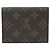 Tarjetero Louis Vuitton Castaño Monograma - vista 2