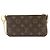 Sac à main Louis Vuitton Monogram Pochette Milla MM Marron Monogramme - vue 3